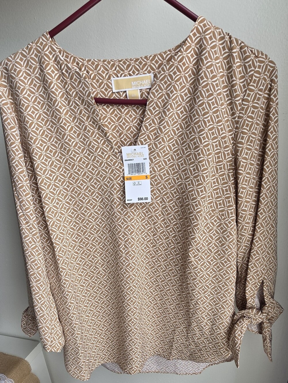 NWT Michael Kors Blouse Size S